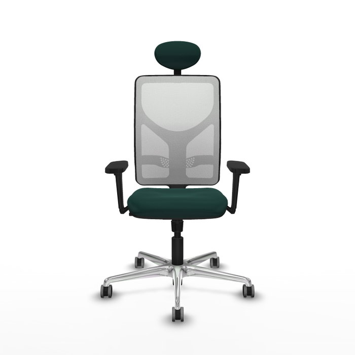 PIQUERAS Y CRESPO Silla de oficina Motilla con mecanismo Sincro Verde botella y Blanco PIQUERAS Y CRESPO Silla de oficina Motilla con mecanismo Sincro Verde botella y Blanco