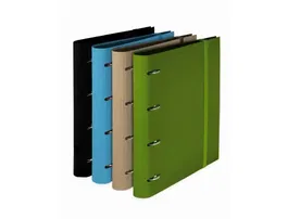 Pardo Carpeblock 4 Anillas 35 mm 120 Hojas 90 g Din A4 Expositor 8 Unidades Colores Pastel