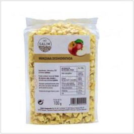 INT SALIM Manzana Deshidratada 100Gr. Alto en Fibra Sin Azúcares Añadidos