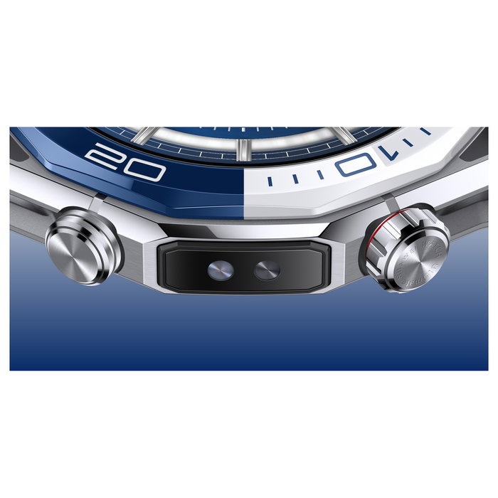 Huawei Watch Ultimate 2 (March-B29) Reloj Inteligente con Pantalla LTPO 3.81 cm (1.5"), GPS, Wifi, Bluetooth 5.2, Resistencia Agua 20 ATM, Banda Fluoroelastómero Azul y Blanco