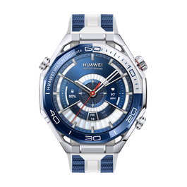 Huawei Watch Ultimate 2 (March-B29) Reloj Inteligente con Pantalla LTPO 3.81 cm (1.5"), GPS, Wifi, Bluetooth 5.2, Resistencia Agua 20 ATM, Banda Fluoroelastómero Azul y Blanco