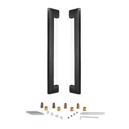 ARTICULOS INOXIDABLES Manillón Jnf Métrico 300mm - Níquel Satinado / Titanio Black - Acabado Titanio