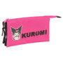 Safta Portatodo Triple Kuromi Hello Kitty