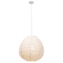 DKD Home Decor Lámpara de Techo de Yute 55x55x60 Natural Crudo