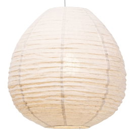 DKD Home Decor Lámpara de Techo de Yute 55x55x60 Natural Crudo