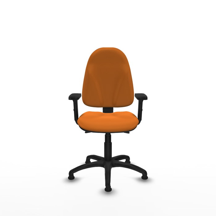 PIQUERAS Y CRESPO Silla de oficina Algarra Naranja con mecanismo Asincro