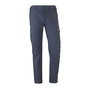 Juba Pantalón de Trabajo Multibolsillos Road Elástico Unisex Algodón Azul Marino Talla L