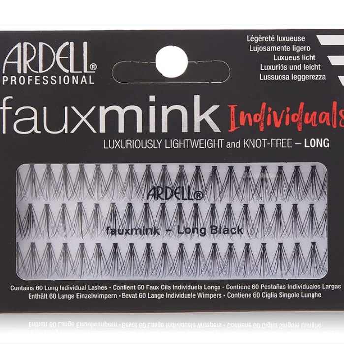 Ardell FAUX MINK Pestañas Individuales Negras Long