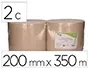 Bunzl Papel Secamanos Greensource Nature, Bobina Industrial 2 Capas, Celulosa Reciclada Kraft 200mm x 350m, Paquete de 2 Unidades