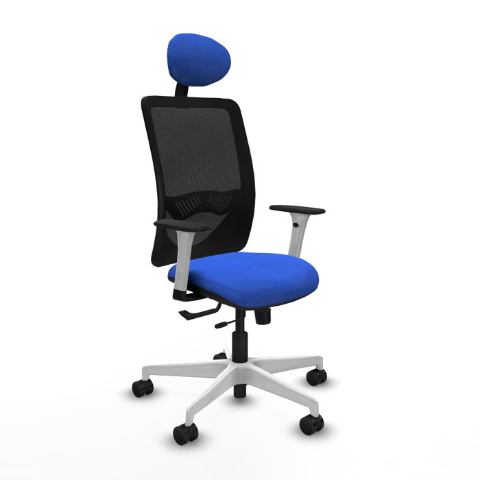 PIQUERAS Y CRESPO Silla de oficina Zulema Azul con mecanismo Sincro/Traslack PIQUERAS Y CRESPO Silla de oficina Zulema Azul con mecanismo Sincro/Traslack