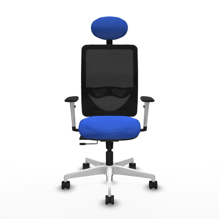 PIQUERAS Y CRESPO Silla de oficina Zulema Azul con mecanismo Sincro/Traslack PIQUERAS Y CRESPO Silla de oficina Zulema Azul con mecanismo Sincro/Traslack
