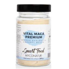 MYCONATUR Vital Maca Premium 200gr Eco Mezcla Ecológica Maca Amarilla Roja Negra Rica en Fibra Vegano Sin Gluten