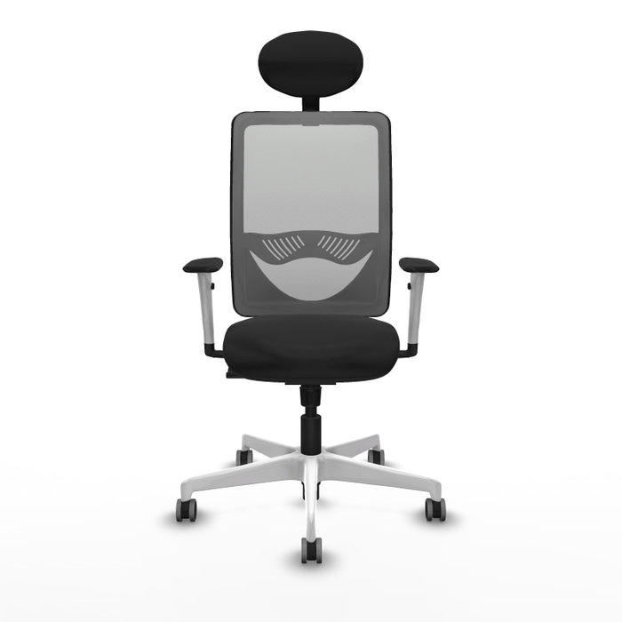 PIQUERAS Y CRESPO Silla de oficina Zulema con mecanismo Sincro, Negro y Gris PIQUERAS Y CRESPO Silla de oficina Zulema con mecanismo Sincro, Negro y Gris