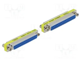 DeLOCK Adaptador D-Sub 37 Pin Hembra a Hembra 65104 Plata