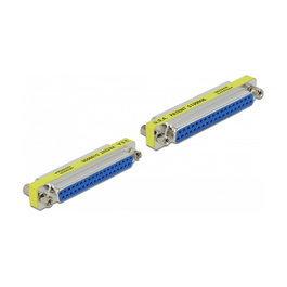 DeLOCK Adaptador D-Sub 37 Pin Hembra a Hembra 65104 Plata