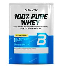 BIOTECHUSA 100% Pure Whey Arroz Con Leche - 28G Proteína de Suero
