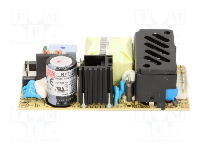 MEAN WELL RPT-60A Fuente de alimentación de impulso abierta 46,5W MEAN WELL RPT-60A Fuente de alimentación de impulso abierta 46,5W