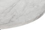 DKD Home Decor Mesita Auxiliar Símil Mármol MDF y Metal