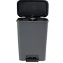 Curver Compatta Contenedor clasificador doble pedal 23 L + 23 L Gris antracita Polipropileno