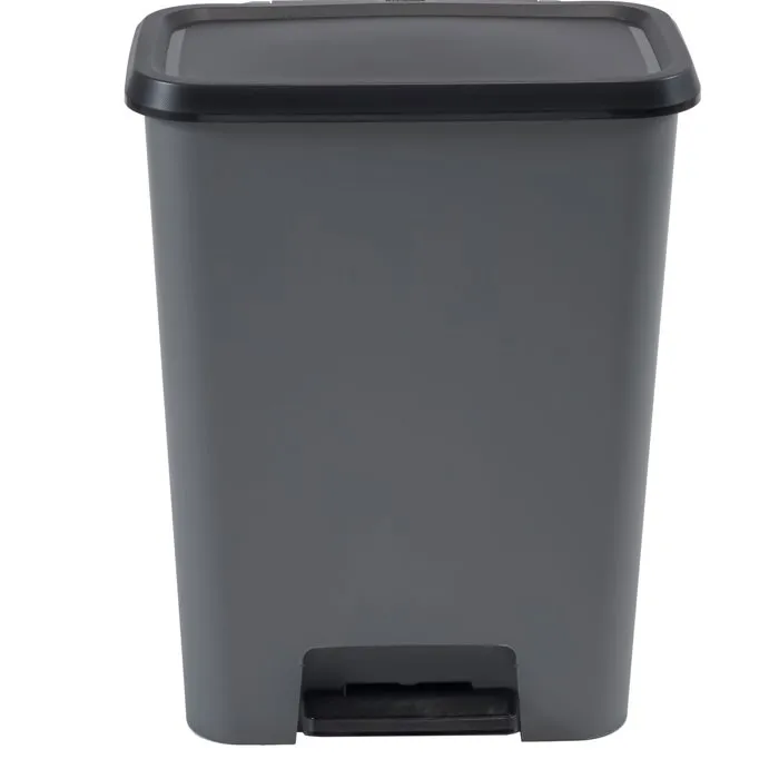 Curver Compatta Contenedor clasificador doble pedal 23 L + 23 L Gris antracita Polipropileno Curver Compatta Contenedor clasificador doble pedal 23 L + 23 L Gris antracita Polipropileno