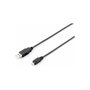Equip Cable USB 2.0 de Tipo A a Micro-USB B, 1m, Negro