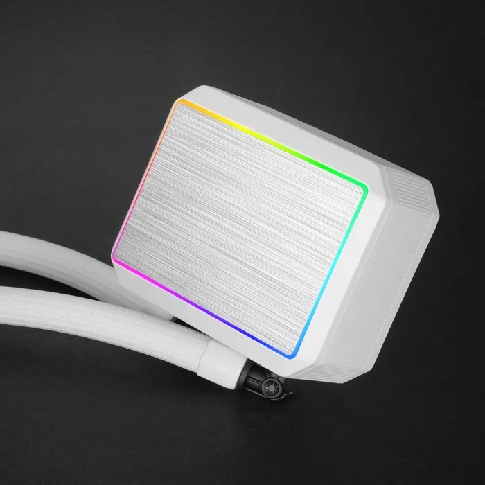 Mars Gaming ML-PROII240W Kit Refrigeración Líquida AIO 240mm Blanco - 2 Ventiladores 120mm PWM, Bomba 4ª Gen, RGB, TDP 450W, Compatible Intel/AMD