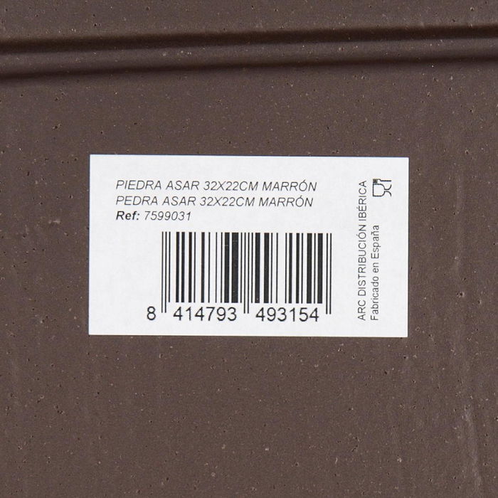 Piedra Asar Cerámica Barro Anaflor Anaflor 32x22 cm (4 Unidades) Piedra Asar Cerámica Barro Anaflor Anaflor 32x22 cm (4 Unidades)