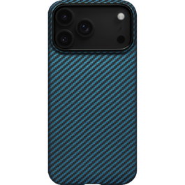 Pitaka Ultra-Slim Case para iPhone 17 Pro Blue/Grey Twill