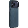 Pitaka Ultra-Slim Case para iPhone 17 Pro Blue/Grey Twill