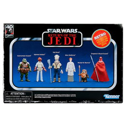 HASBRO Set de 6 figuras coleccion Retro Star Wars El Retorno del Jedi 9,5cm surtido