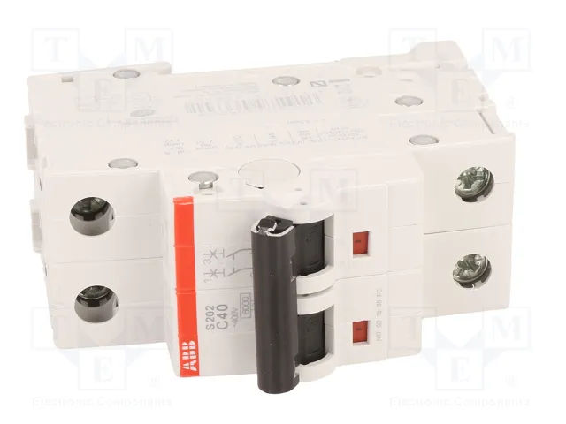 ABB S202-C40 Interruptor magnetotérmico 2 polos 40A 6kA