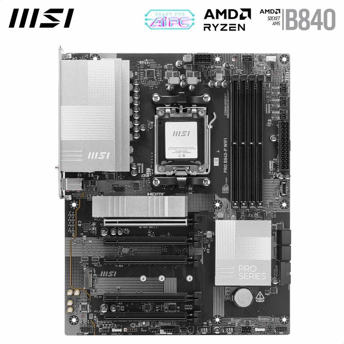 MSI PRO B840-P WIFI AMD B840 ATX DDR5
