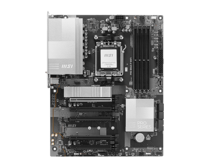 MSI PRO B840-P WiFi Placa Base AMD B840 Zócalo AM5 ATX DDR5 M.2 Wi-Fi 7