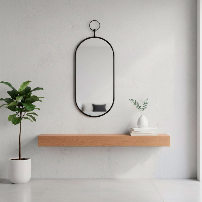 MAX HOME Espejo de Pared Metal OV