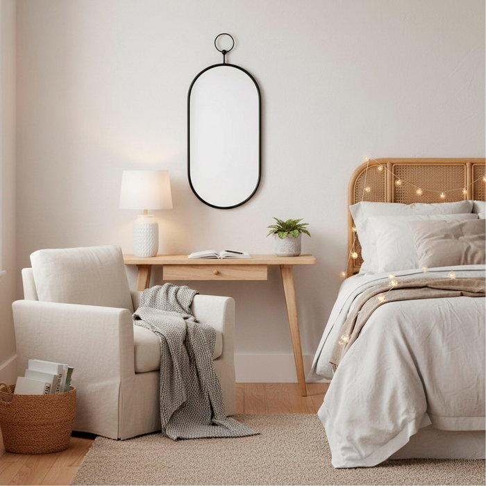 MAX HOME Espejo de Pared Metal OV