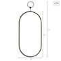 MAX HOME Espejo de Pared Metal OV