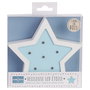 Home Deco Kids Lámpara Estrella Madera Decoración Habitación Infantil LED Rosa o Azul