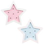 Home Deco Kids Lámpara Estrella Madera Decoración Habitación Infantil LED Rosa o Azul