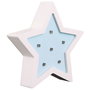 Home Deco Kids Lámpara Estrella Madera Decoración Habitación Infantil LED Rosa o Azul