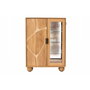 DKD Home Decor Vitrina Acacia Stone River Natural y Blanco