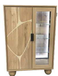 DKD Home Decor Vitrina Moderno Acacia Stone River 40x150x100 cm