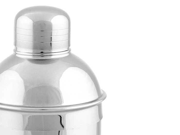 Kinvara Coctelera 750 ml Acero Plata 9 cm x 23 cm x 9 cm (Set de 12)