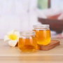 Inde Tarro Vidrio Postre 300 ml con Tapa de Plástico Mediterraneo (24 Unidades)