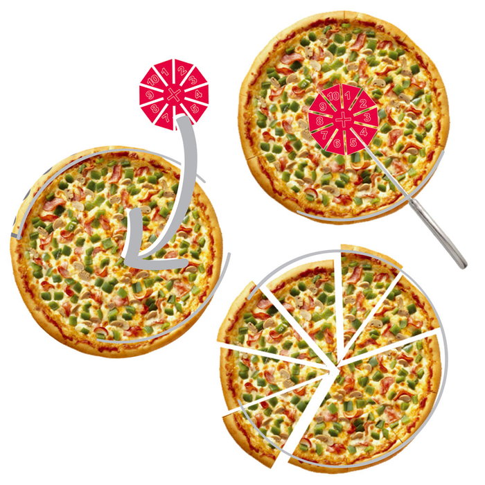 Lily Cook Set de 6 Discos para Porción de Pizza Lily Cook Set de 6 Discos para Porción de Pizza