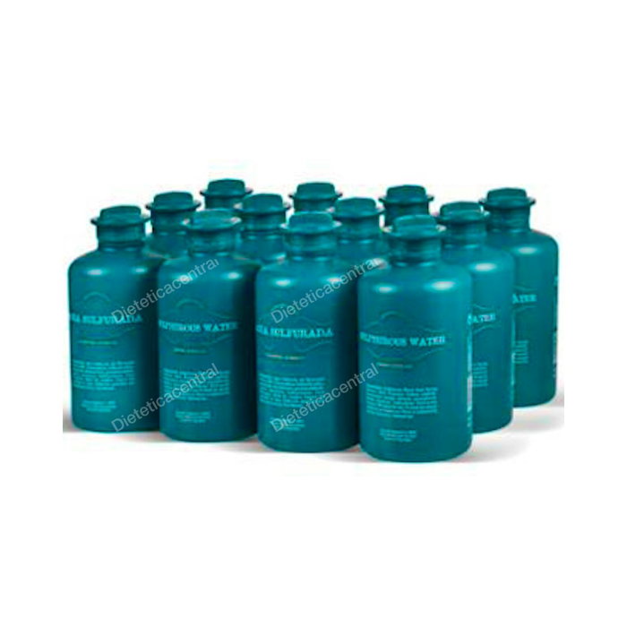 AVERROES Agua Mineral Sulfurada para Cura - Pack de 12 Botellas de 50 cl AVERROES Agua Mineral Sulfurada para Cura - Pack de 12 Botellas de 50 cl
