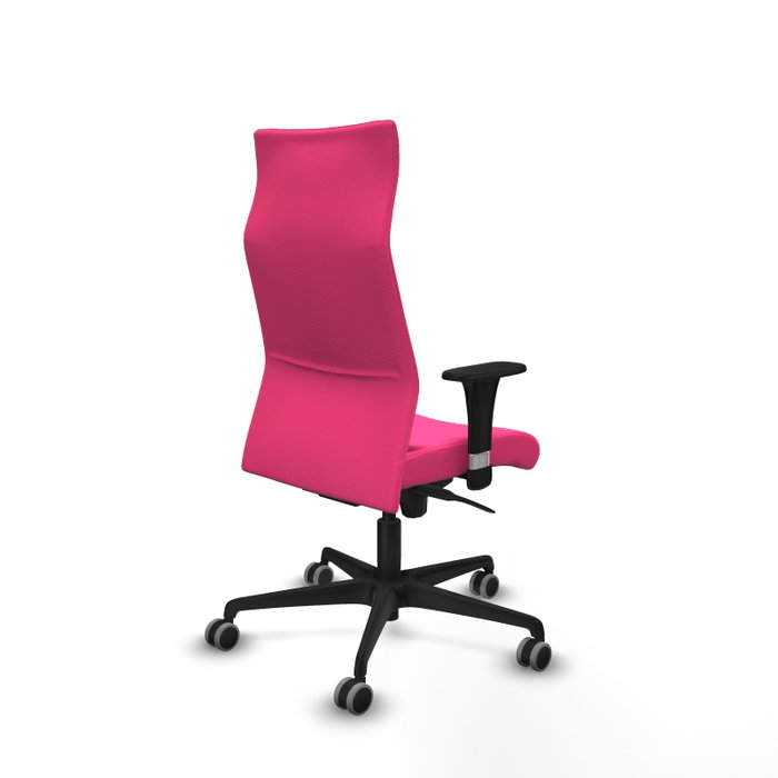 PIQUERAS Y CRESPO Sillón Albacete con Mecanismo Sincro, Similpiel Rosa, Brazos 1D y Ruedas 65mm PIQUERAS Y CRESPO Sillón Albacete con Mecanismo Sincro, Similpiel Rosa, Brazos 1D y Ruedas 65mm