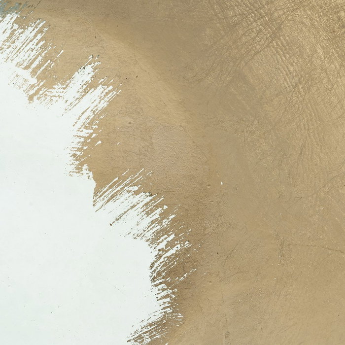 Centro Mesa Dorado Cristal Decoración 39 X 39 X 6,50 cm