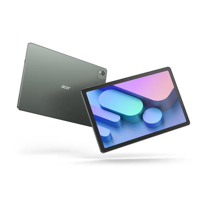 Acer Iconia V12 V12-11M Tableta Android 15, 256 GB eMMC, Pantalla 12" IPS (2000 x 1200), Ranura para MicroSD, Verde Niebla
