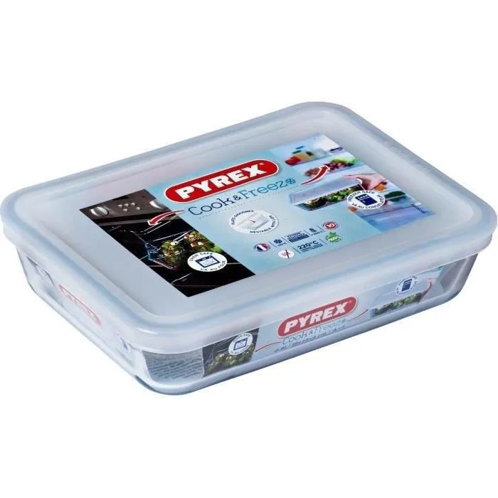 Pyrex® Recipiente Rectangular Cook & Freeze 19x14x5 cm - 0,8 L