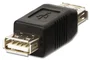 Lindy 71230 Adaptador USB A hembra a hembra Negro